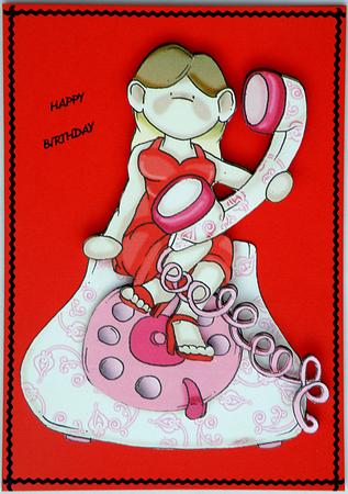 Telephone Doodles Large Image by Suzi Cooper