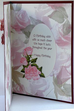 Roses Insert by Suzi Cooper