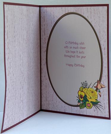 A Bunch of Yellow Flowers Insert by Suzi Cooper