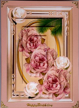 Apricot Roses Pyramid by Suzi Cooper