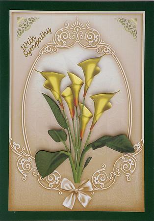 Golden Calla Lillies by Suzi Cooper