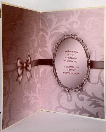 Elegant Metallic Insert A5 Portrait by Suzi Cooper