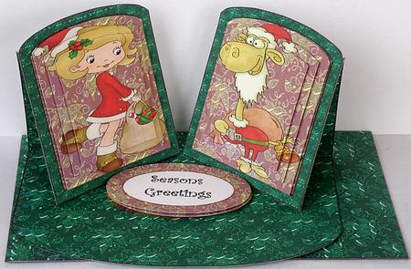 Santas Helpers Twisted Easel Kit by Suzi Cooper