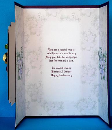 Floral Visage in Lilac - Gatefold Insert by Suzi Cooper