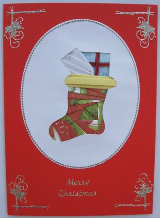 Christmas Stocking with Gifts by Suzi Cooper