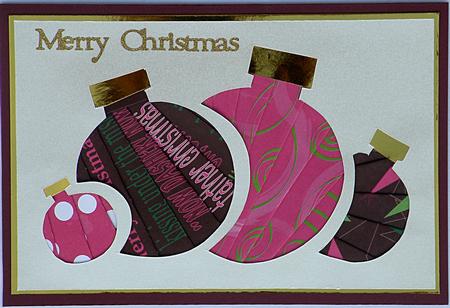 4 Christmas Baubles by Suzi Cooper