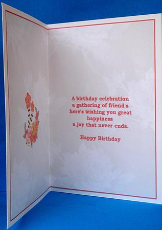 A Pretty Birthday Cardmaking Insert by Suzi Cooper