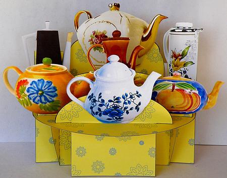 Time for a Cuppa 3D Shelf Card Kit by Suzi Cooper