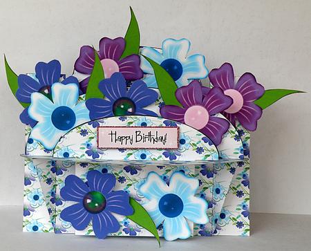 Gem Blossoms 3D Shelf Card Kit by Suzi Cooper