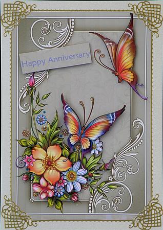 Petals and Butterfly by Suzi Cooper