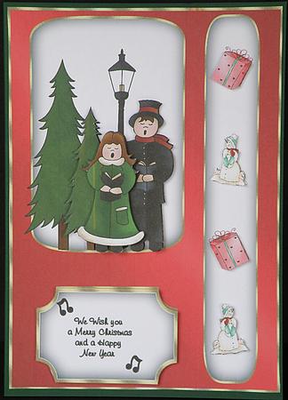 Framed Carolers by Suzi Cooper