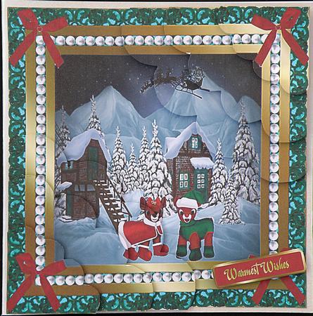 Mr and Mrs Rudolf Duo Wavey Corner Stacker by Suzi Cooper