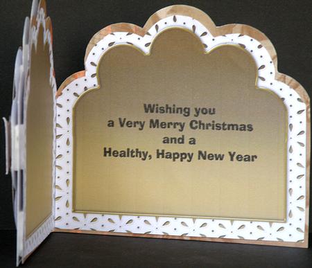 Mid Gold Embroidery Anglaise Matching Card Insert by Suzi Cooper