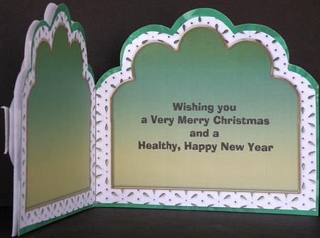 Olive Green Embroidery Anglaise Matching Card Insert by Suzi Cooper
