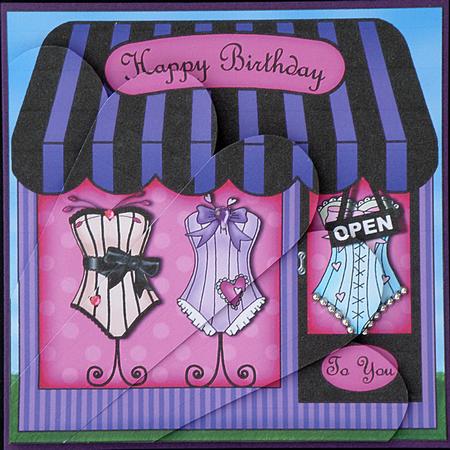 The Little Ohh La La Shop Fan Pyramage Topper by Suzi Cooper