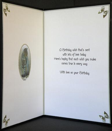 Cat with Pearls Insert by Suzi Cooper
