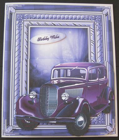 Vintage Car Pryamage by Suzi Cooper