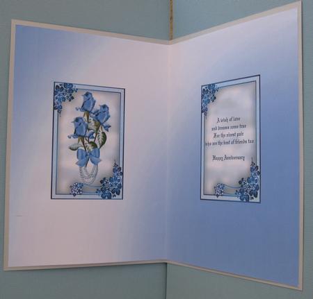 Blue Roses and Pearls Insert by Suzi Cooper