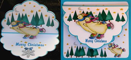 Skating Polar Bear Pop-up Kit by Suzi Cooper