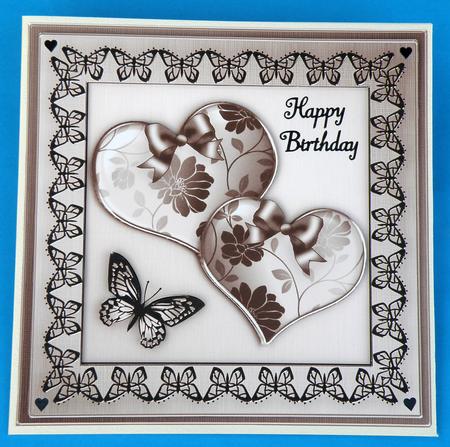 Elegant Romance 8 x 8 Quick Card Topper by Suzi Cooper