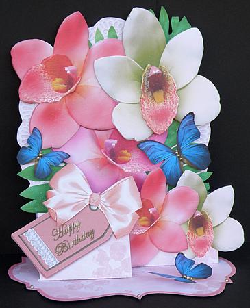 Orchids & Butterflies Large Easel Kit by Suzi Cooper