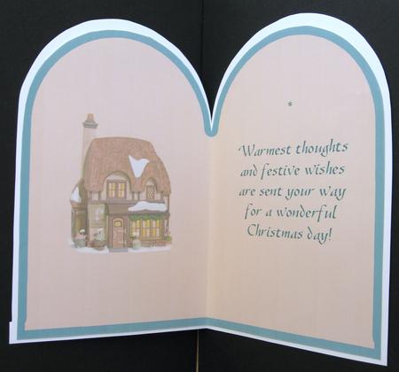 Insert for Looking Out a Christmas Window Card by Suzi Cooper