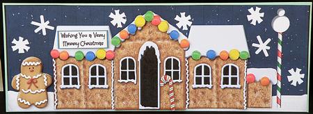 Christmas Candy Town Large Dl by Suzi Cooper