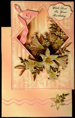 Flower Boxes 3D Card Kit - Lilies by Suzi Cooper