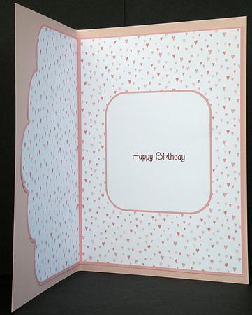 Cute Little Angel Scallop Edge Card Insert by Suzi Cooper