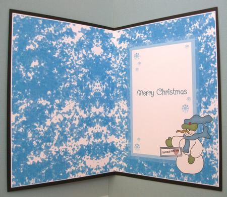 Flakey & Friends A5 Portrait Insert with Snowflakes by Suzi Cooper