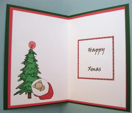 Xmas Kitten Insert by Suzi Cooper