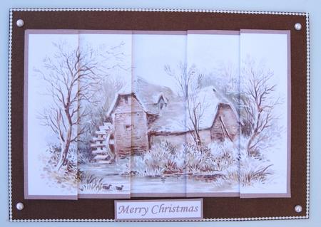 The Mill in Winter Side Stacker by Suzi Cooper