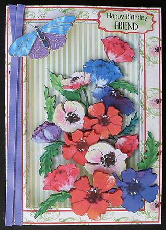 Super Flower Boxes 3D Kit - Anemones by Suzi Cooper