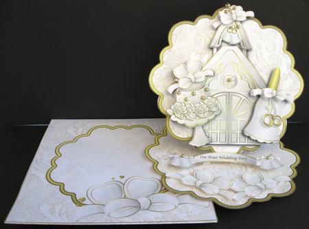 To Have & to Hold Flower Shaped Easel Card Kit by Suzi Cooper