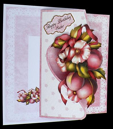 Open Front Card Kit - Plums & Blossom by Suzi Cooper