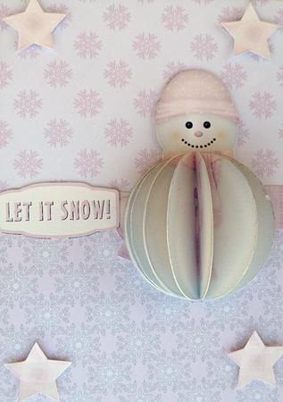 3D Snowlady Decoration A4 Card Kit by Suzi Cooper