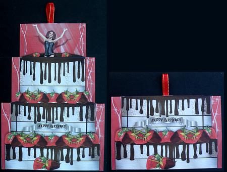 Xtenda Girl in the Cake Birthday Card Kit by Suzi Cooper