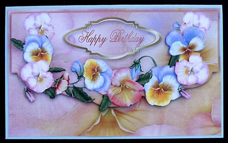 Pansy Faux Envelope by Suzi Cooper