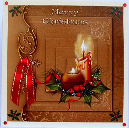 Golden Christmas with Pyramage and Tag by Suzi Cooper