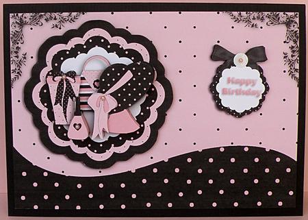 Ladies Pleasures in Pink and Black by Suzi Cooper