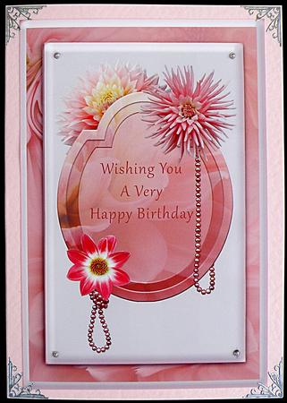 Dahlias & Pearls - Birthday by Suzi Cooper