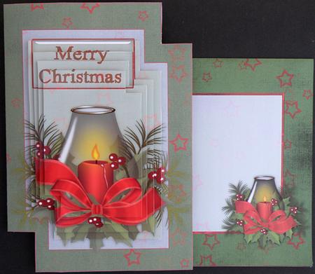 Missing Corners Christmas Candle Pyramid Kit by Suzi Cooper
