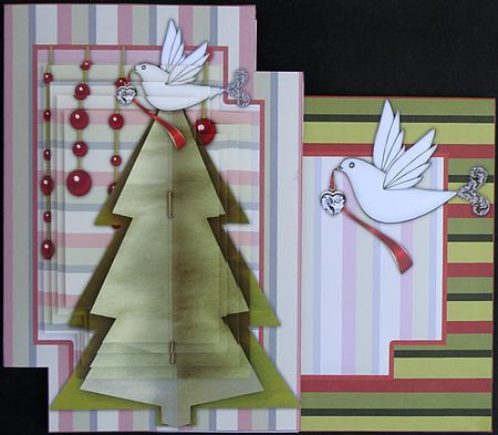 Missing Corners Dove Christmas Tree Pyramid Kit by Suzi Cooper