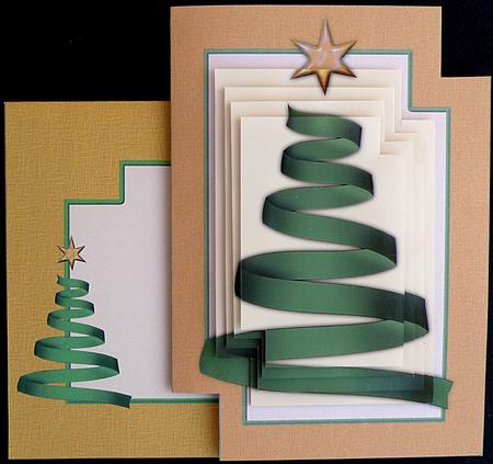Missing Corners Christmas Ribbon Tree Pyramid Kit by Suzi Cooper
