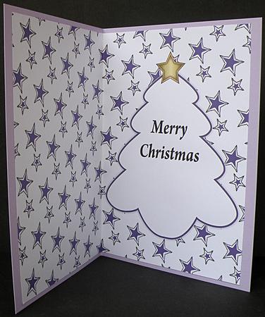 Christmas Tree Insert (dark Purple) by Suzi Cooper