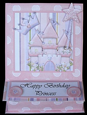 New Trinket Box Easel Card Kit - Princess by Suzi Cooper