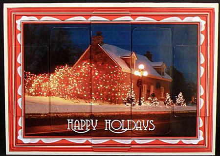 Christmas Lights Panel Card by Suzi Cooper
