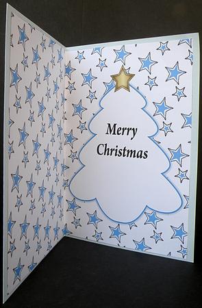 Christmas Tree Insert (cornflower Blue) by Suzi Cooper
