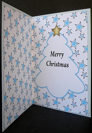 Christmas Tree Insert (light Blue) by Suzi Cooper