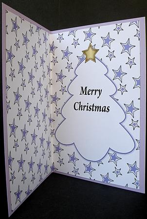 Christmas Tree Insert (medium Lilac) by Suzi Cooper